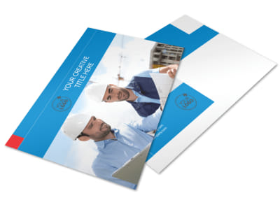 Engineering Consultants Postcard Template preview