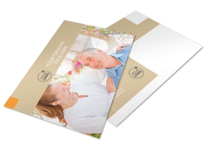 Mental Health Counseling Center Postcard Template preview