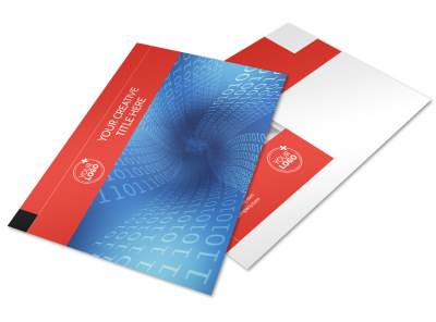 Data Analysis Consulting Postcard Template preview
