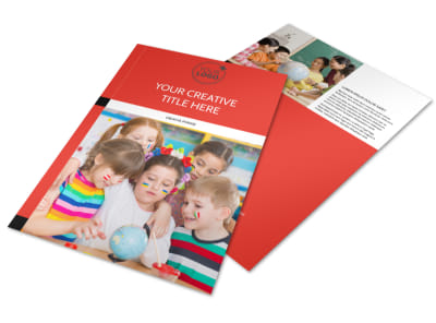Language Learning Flyer Template preview