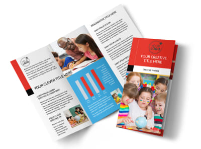 Language Learning Brochure Template preview
