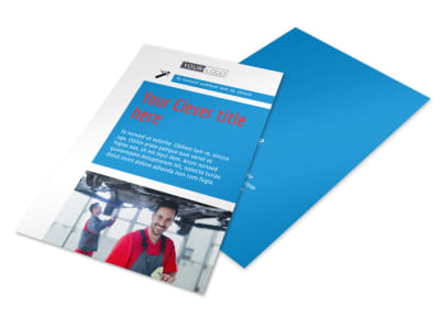 Automotive Repair Center Flyer Template 3 preview