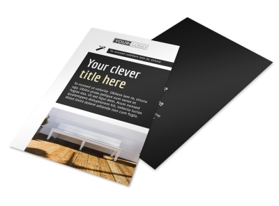 Decking Service Flyer Template 3 preview