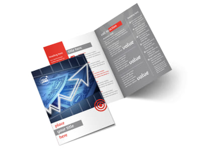 Wealth Management Services Bi-Fold Brochure Template 2 preview