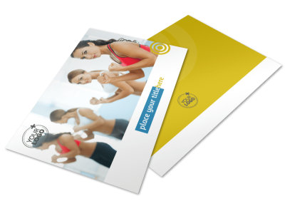 Core Fitness Gym Postcard Template 2 preview