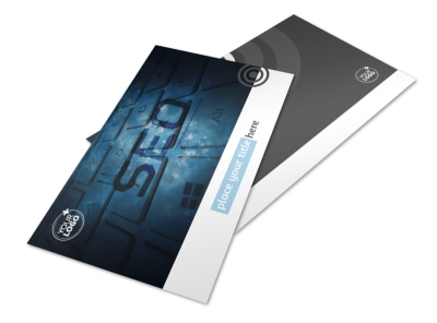SEO Conference Postcard Template 2 preview