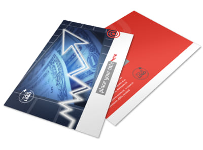 Wealth Management Services Postcard Template preview