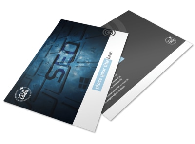 SEO Conference Postcard Template preview