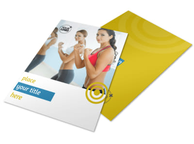 Core Fitness Gym Flyer Template preview
