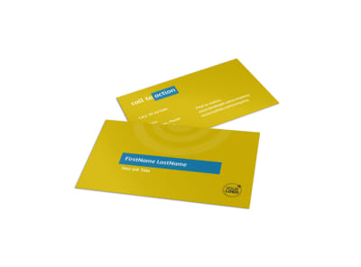 Core Fitness Gym Business Card Template preview