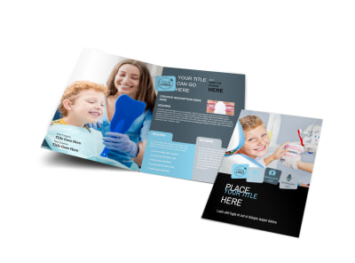 Dentist Office Bi-Fold Brochure Template preview