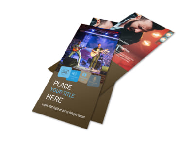 Book A Band Flyer Template 2 preview