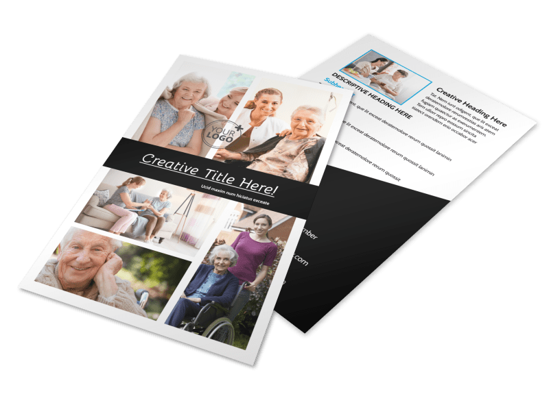 Nursing Home Care Flyer Template Preview 1