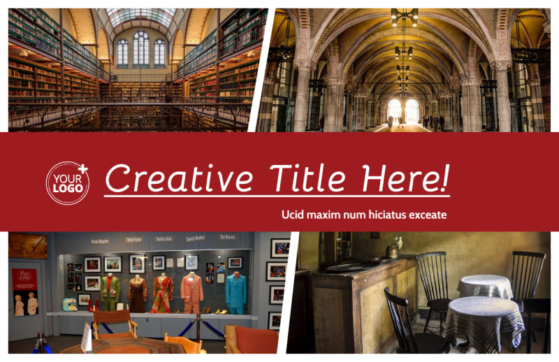 Museum Information Postcard Template