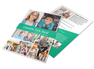 School Counseling Flyer Template preview