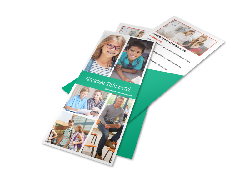 School Counseling Flyer Template 2