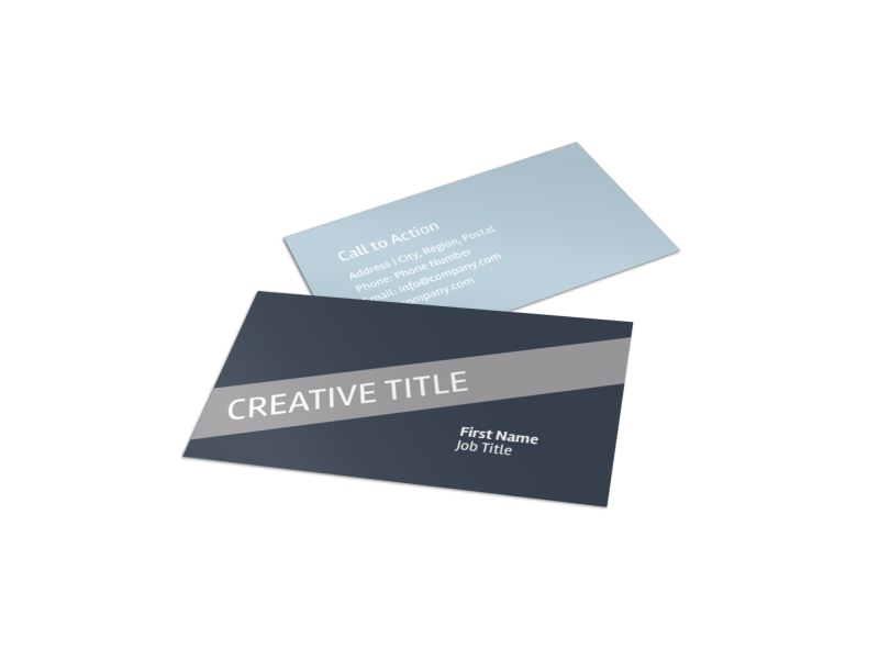 Medical Device Technology Business Card Template