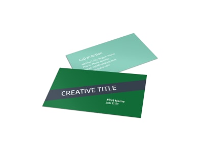 Big Landscape Business Card Template preview