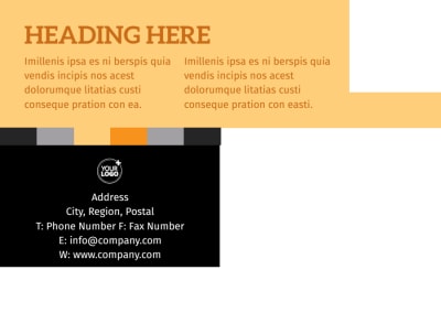 Creative Interior Design Postcard Template Preview 2