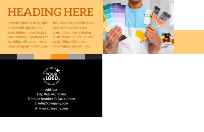 Creative Interior Design Postcard Template Preview 2