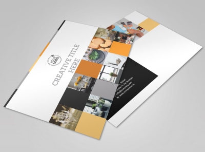 Creative Interior Design Postcard Template preview