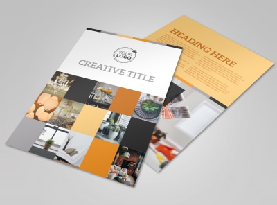 Creative Interior Design Flyer Template preview