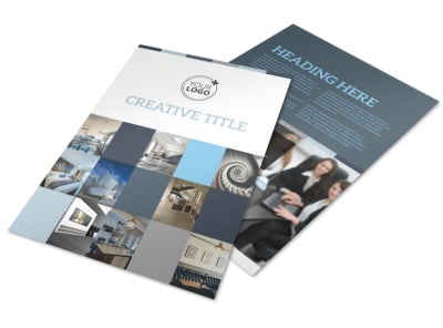 Architecture & Design Studio Flyer Template preview