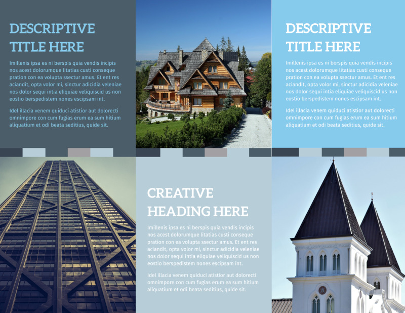 Architecture & Design Studio Tri-Fold Brochure Template