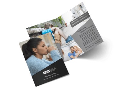 Depression Therapy Bi-Fold Brochure Template 2 preview