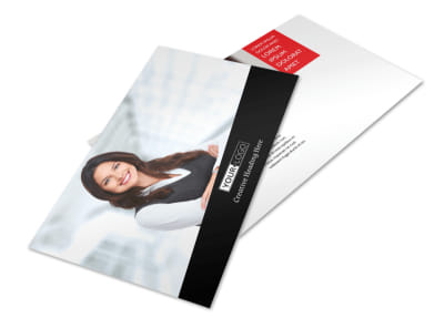 Accountant Services For Small Business Postcard Template preview