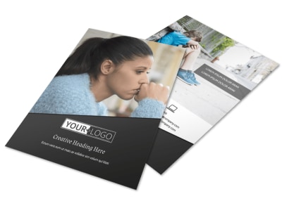 Depression Therapy Flyer Template preview