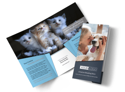 Veterinary Hospital Tri-Fold Brochure Template