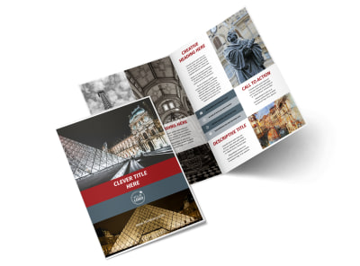 European Art Museum Bi-Fold Brochure Template 2 preview