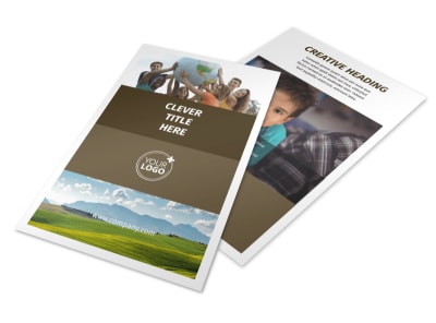 African Mission Trip Flyer Template 3 preview