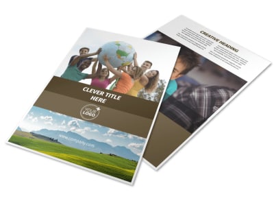 African Mission Trip Flyer Template preview
