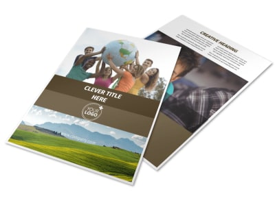 African Mission Trip Flyer Template preview