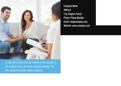 Mental Health Counseling Postcard Template Preview 2