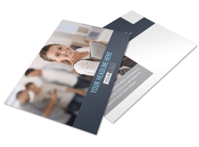 Tech University Postcard Template preview