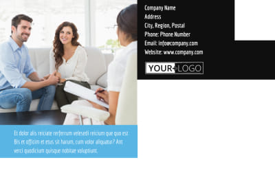 Mental Health Counseling Postcard Template Preview 2