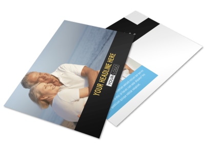 Mental Health Counseling Postcard Template preview