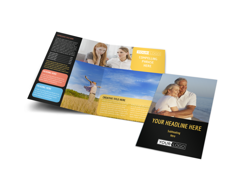 Mental Health Counseling Brochure Template Preview 1