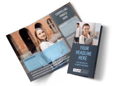 Tech University Tri-Fold Brochure Template preview