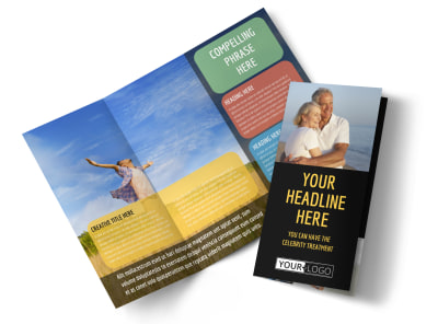 Mental Health Counseling Tri-Fold Brochure Template preview