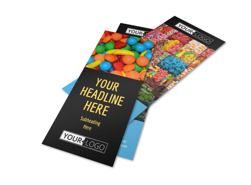 Sweet Candy Store Flyer Template