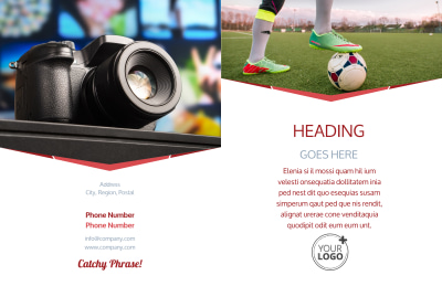 Sports Photography Brochure Template Preview 1