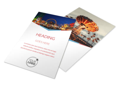 Amusement Park Bundle Flyer Template 3 preview