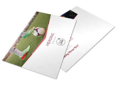 Sports Photography Postcard Template preview