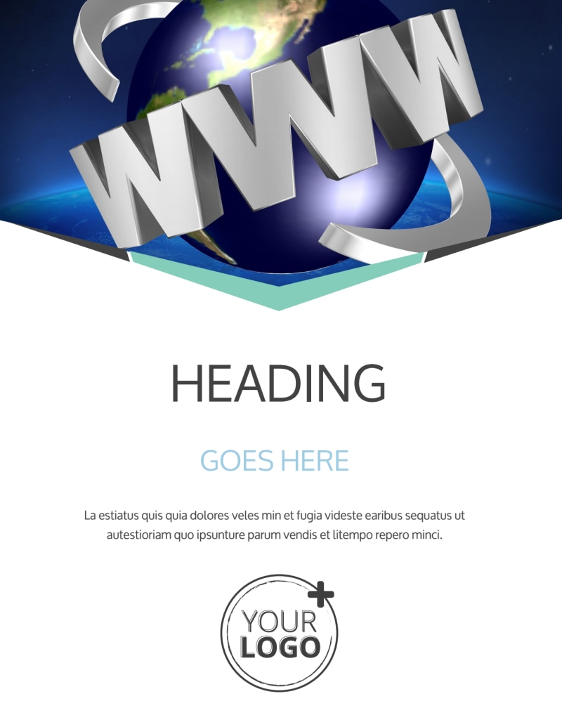Cutting Edge Website Design Flyer Template