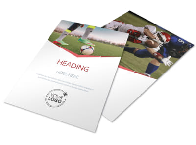 Sports Photography Flyer Template preview