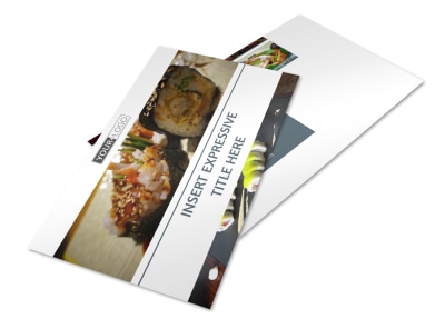 Fine Dining Restaurant Postcard Template 2 preview